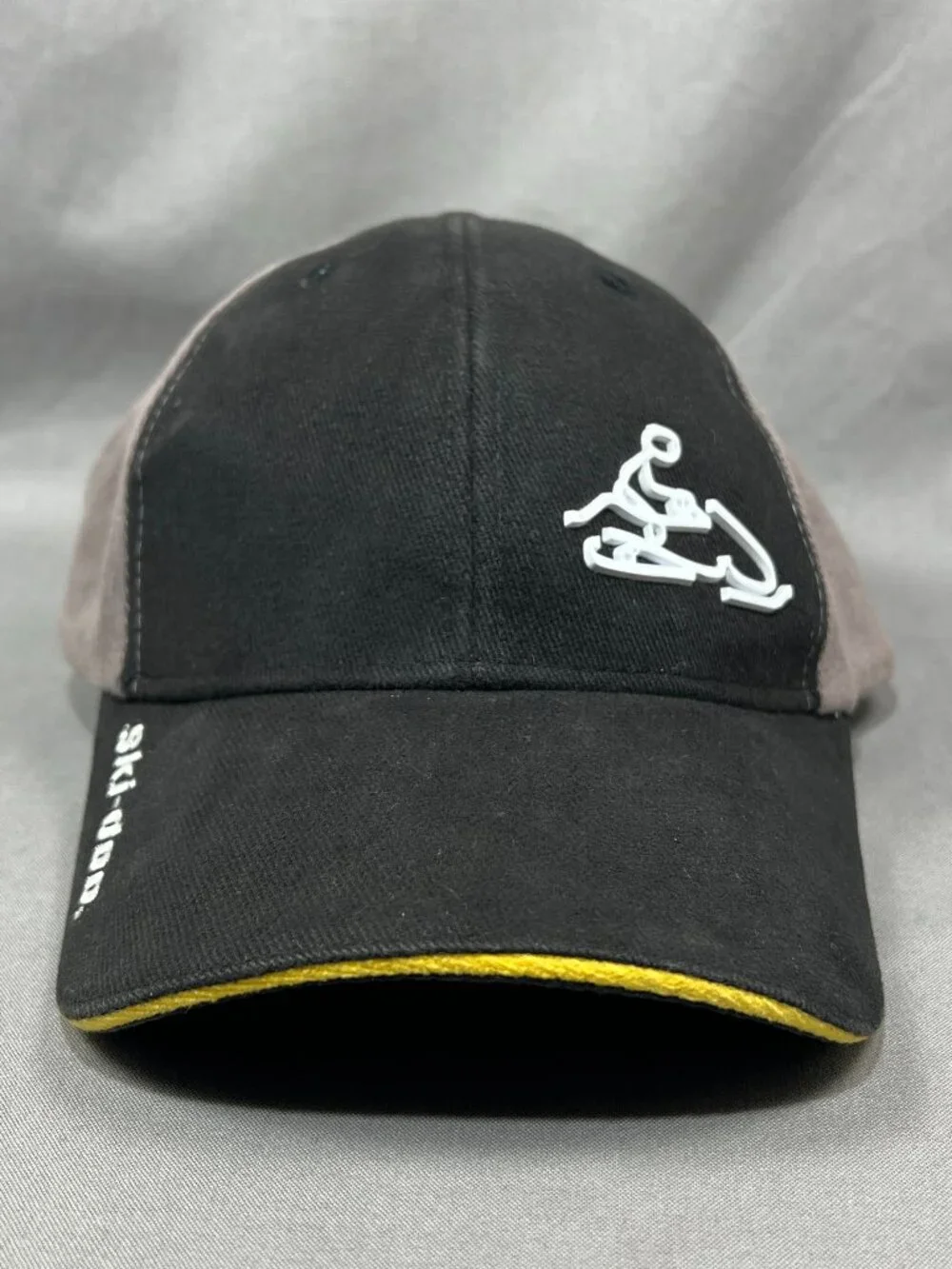 Ski Doo Bombardier BRP Strapback Hat Black Snowmobile Adjustable Outdoor Cap